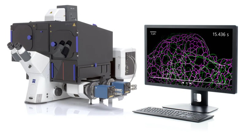 New Image Reconstruction Algorithm Doubles Resolution of Structured Illumination Microscopy