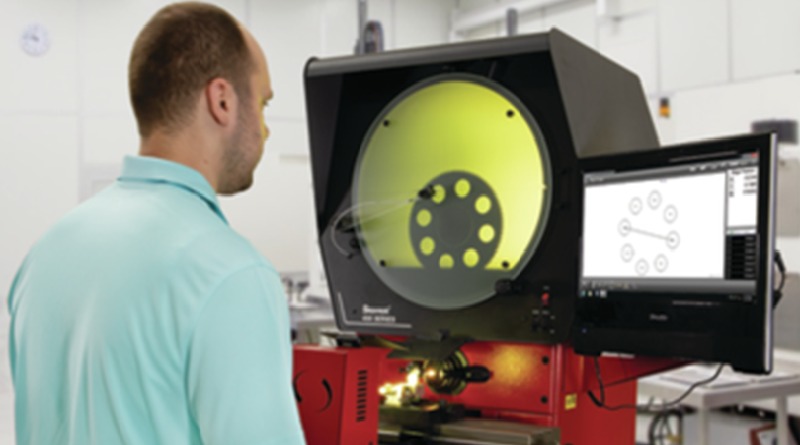 Benchtop Optical Comparator Range Extended