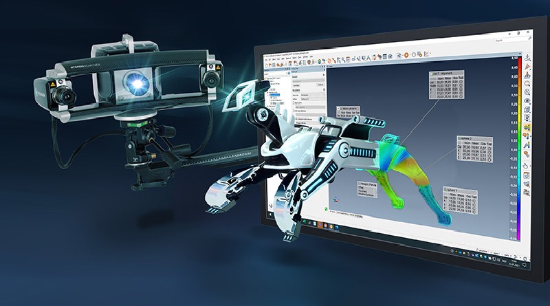 Updated PolyWorks Interface Released for Hexagon Structured Light Scanners