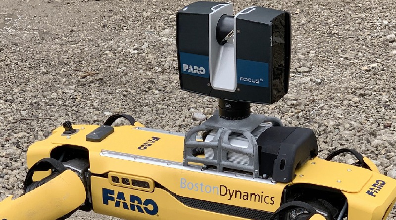 FARO ra mắt Trek – Tích hợp quét laser 3D tự động với Spot Mobile Robot