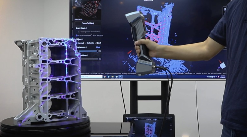 Máy quét cầm tay Blue Laser chụp đo lường 3D