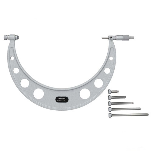 Panme đo ngoài cơ khí với đầu đo tĩnh hoán đổi series 104 Mitutoyo