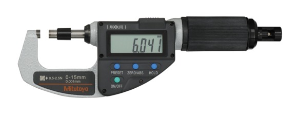 PANME ĐO NGOÀI ĐIỆN TỬ 227-201 0-15MM/ 0,001 MM