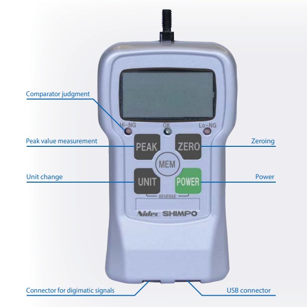 Máy đo lực kéo nén 5000N SHIMPO FGPX-250H FGPX-500H