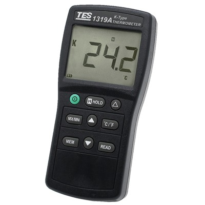 Máy đo nhiệt độ Kiểu K TES TES-1319A