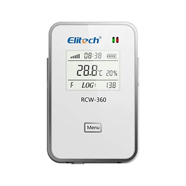 NHIỆT ẨM KẾ TỰ GHI ELITECH RCW-360 WIFI
