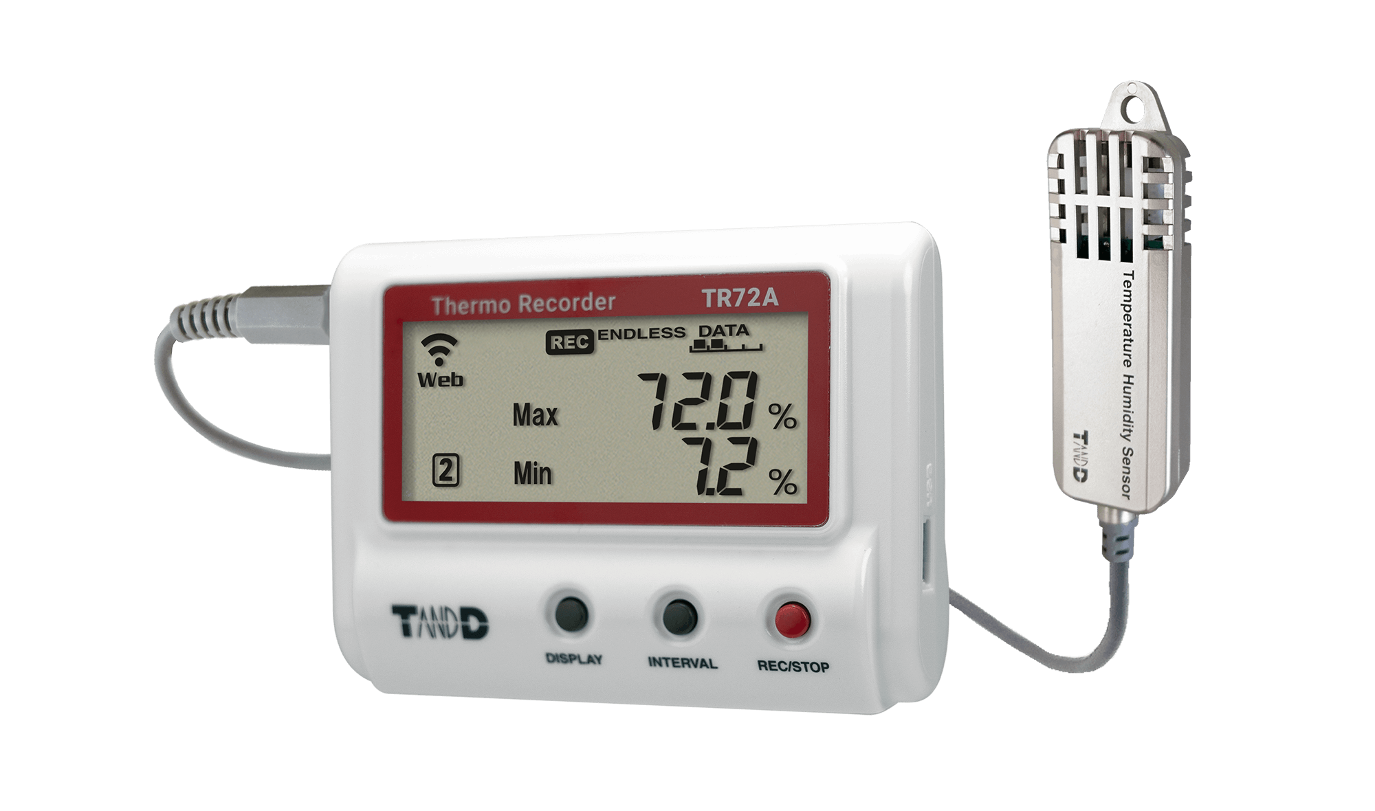 NHIỆT ẨM KẾ TỰ GHI T&D TR72A-S