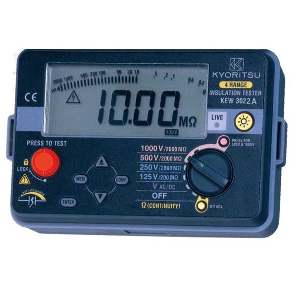 ĐỒNG HỒ ĐO ĐIỆN TRỞ CÁCH ĐIỆN KYORITSU 3022A