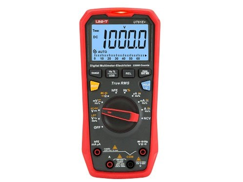 ĐỒNG HỒ VẠN NĂNG SỐ UNI-T UT61E+ (ĐO BIẾN TẦN, 1.000V TRUE RMS, 20A)