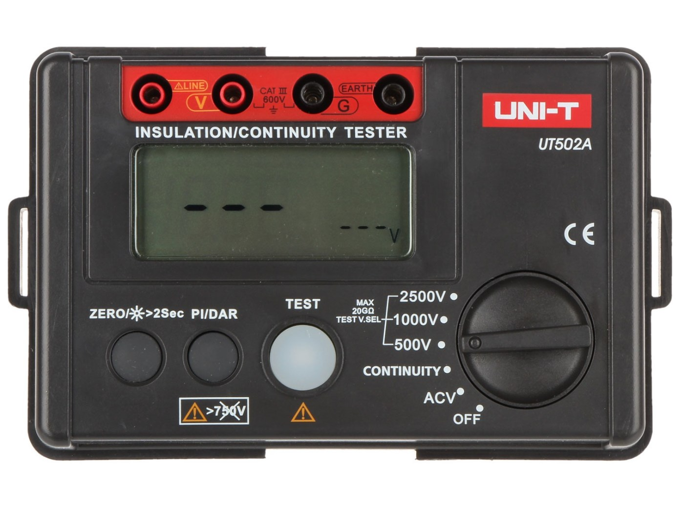 MÁY ĐO ĐIỆN TRỞ CÁCH ĐIỆN UNI-T UT502A (2.500V, 20GΩ)