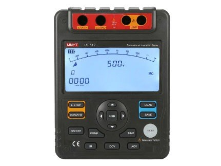 MÁY ĐO ĐIỆN TRỞ CÁCH ĐIỆN UNI-T UT512 (2.500V, 100GΩ)