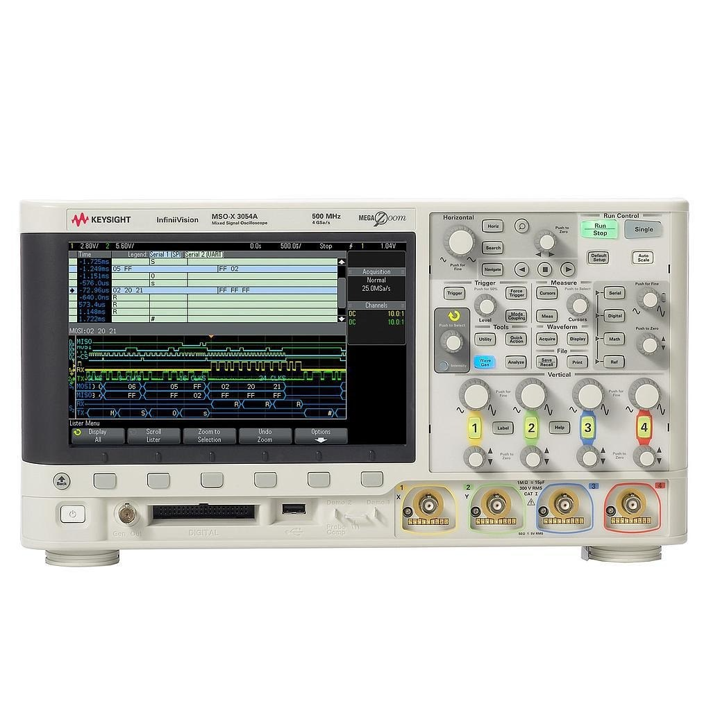 SỬA CHỮA MÁY HIỆN SÓNG KEYSIGHT DSOX3052A (500MHZ, 2CH, 4 GSA/S)