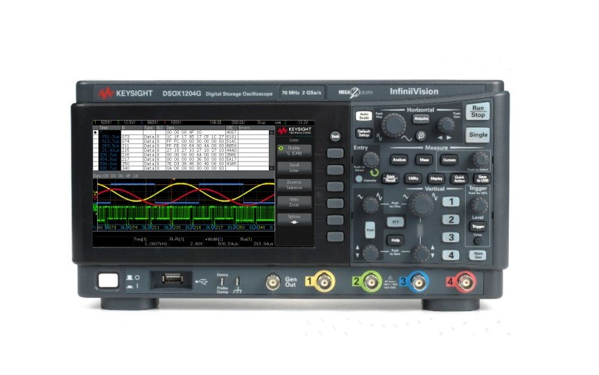 MÁY HIỆN SÓNG SỐ KEYSIGHT DSOX1204A (70MHZ, 4 KÊNH, 2 GSA/S)