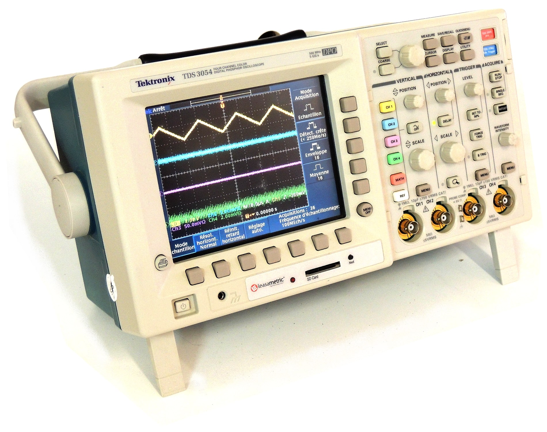 MÁY HIỆN SÓNG CŨ TEKTRONIX TDS3054 MÁY CŨ HOẠT ĐỘNG TỐT