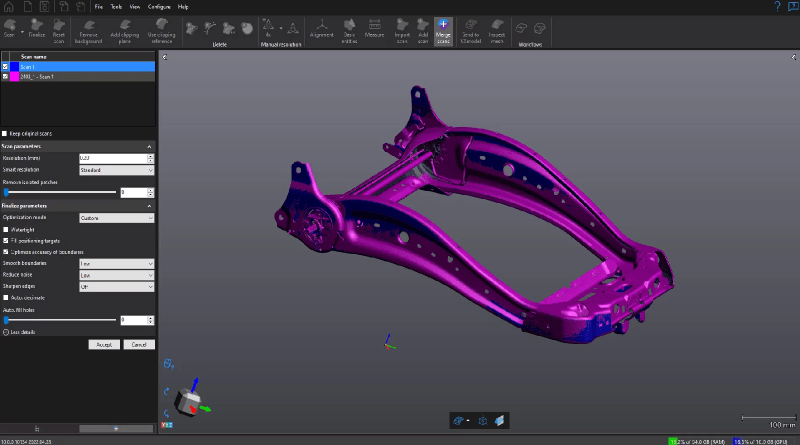 Creaform phát hành Nền tảng phần mềm đo lường 3D VXelements nâng cao