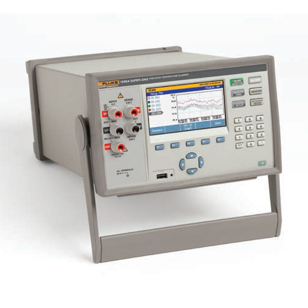 Fluke Calibration 1586A/2DS/C Super-DAQ 2 DAQ-STAQ Multiplxer (120V) with Accredited Calibration