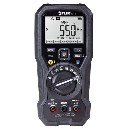 FLIR IM75 Insulation Tester/DMM + VFD with NIST calibration