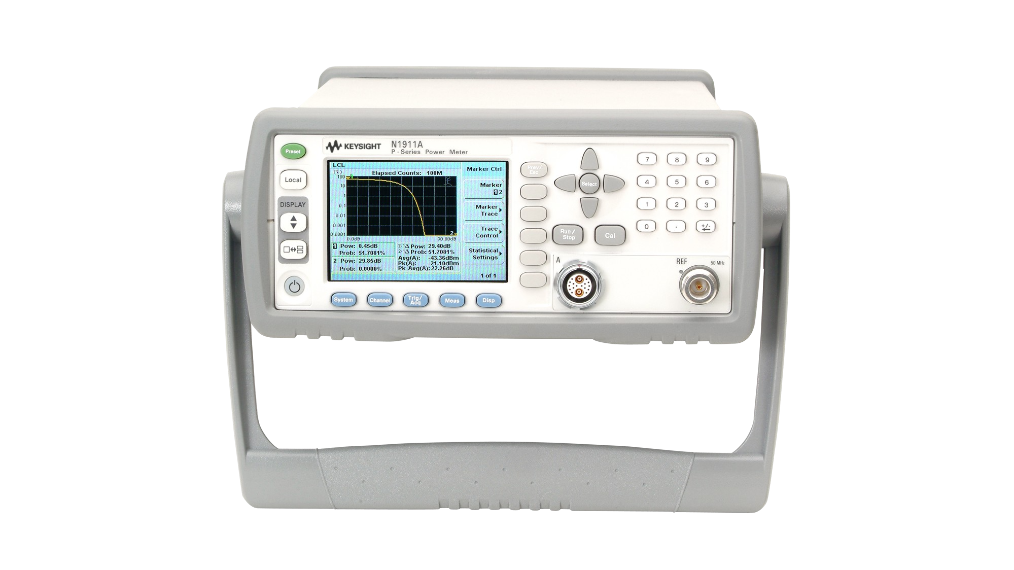 Keysight N1911A Power Meter, P-Series, 50MHz to 40GHz, Single Channel