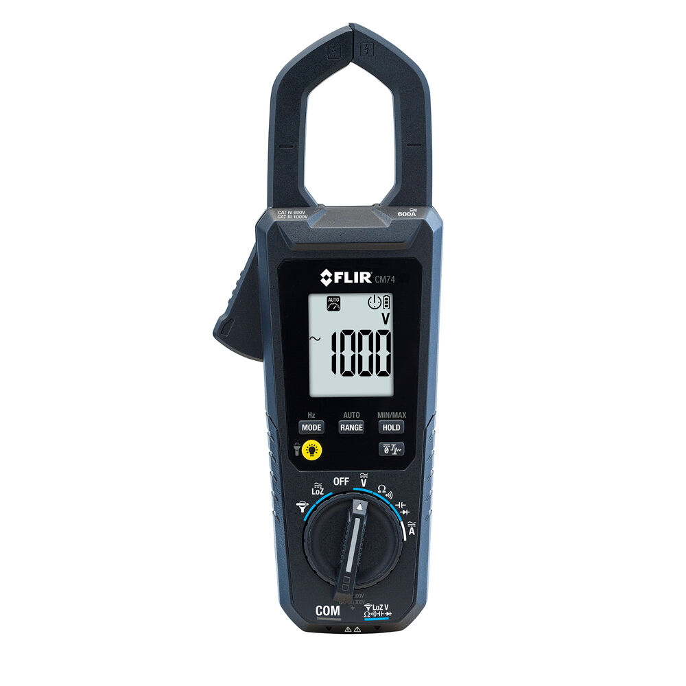 FLIR CM74 600A True RMS AC/DC Clamp Meter
