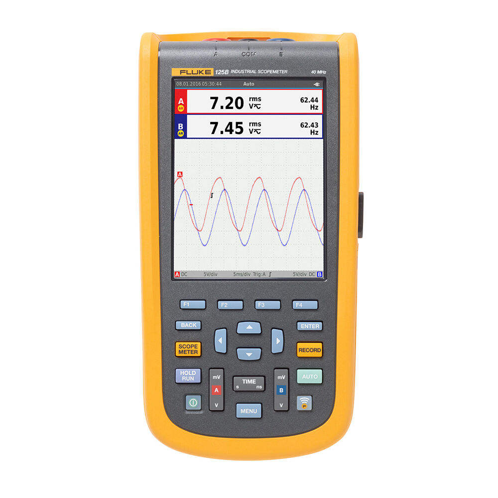 Fluke 125B/NA Industrial Scopemeter, 40MHZ