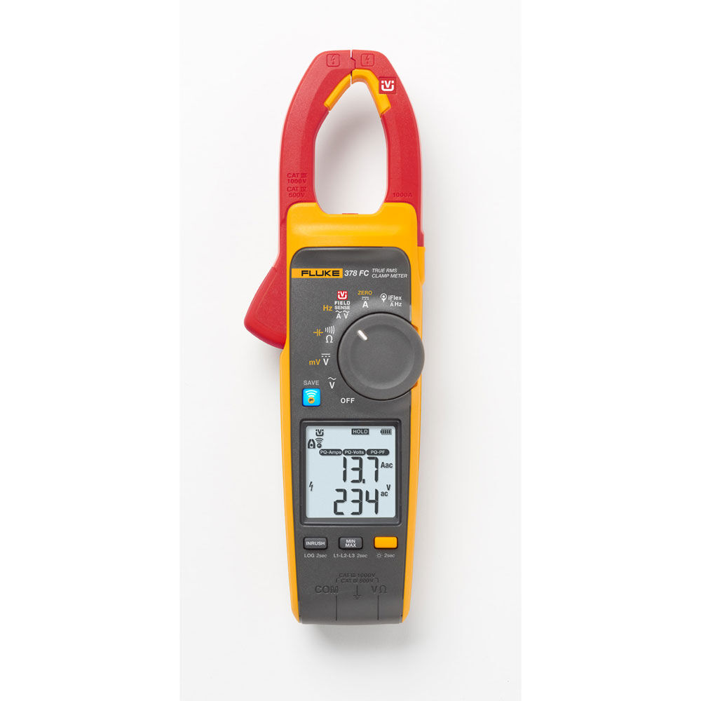 Fluke 378 FC 1000A AC/DC Non-Contact Voltage True-rms Clamp Meter with iFlex