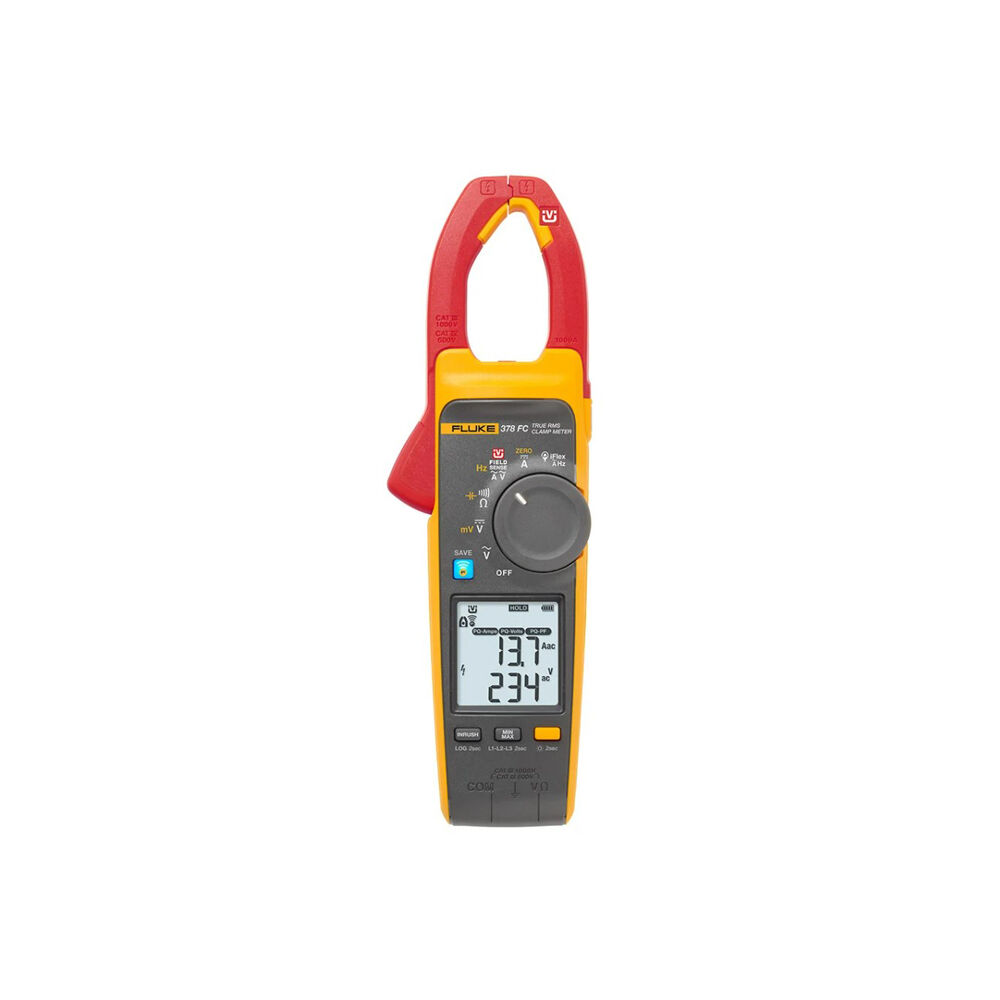Fluke 378 FC/B 1000A AC/DC Trms Non-contact Voltage Wireless Clamp