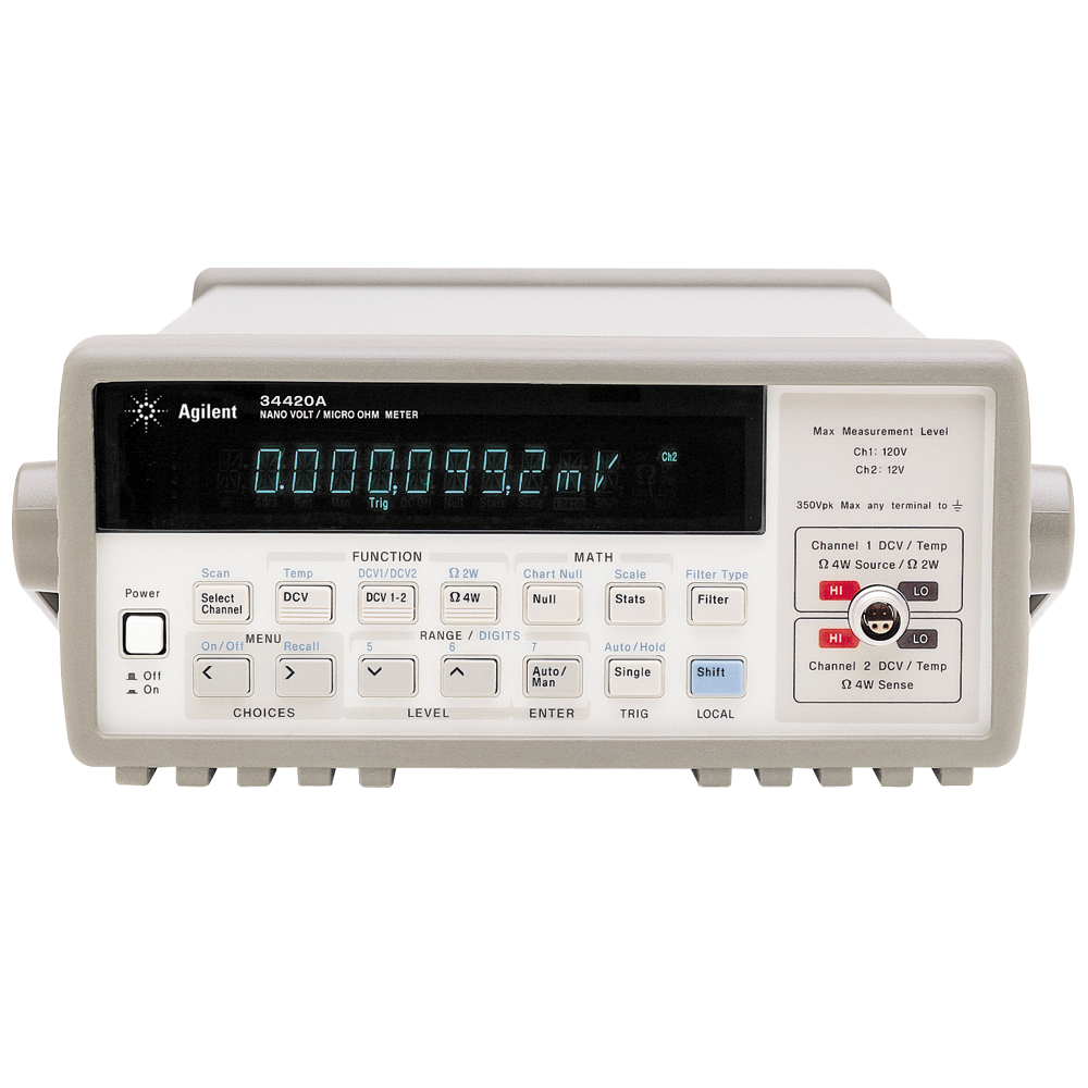 Keysight 34420A Nanovolt/Micro-ohm Meter, 7.5 Digit