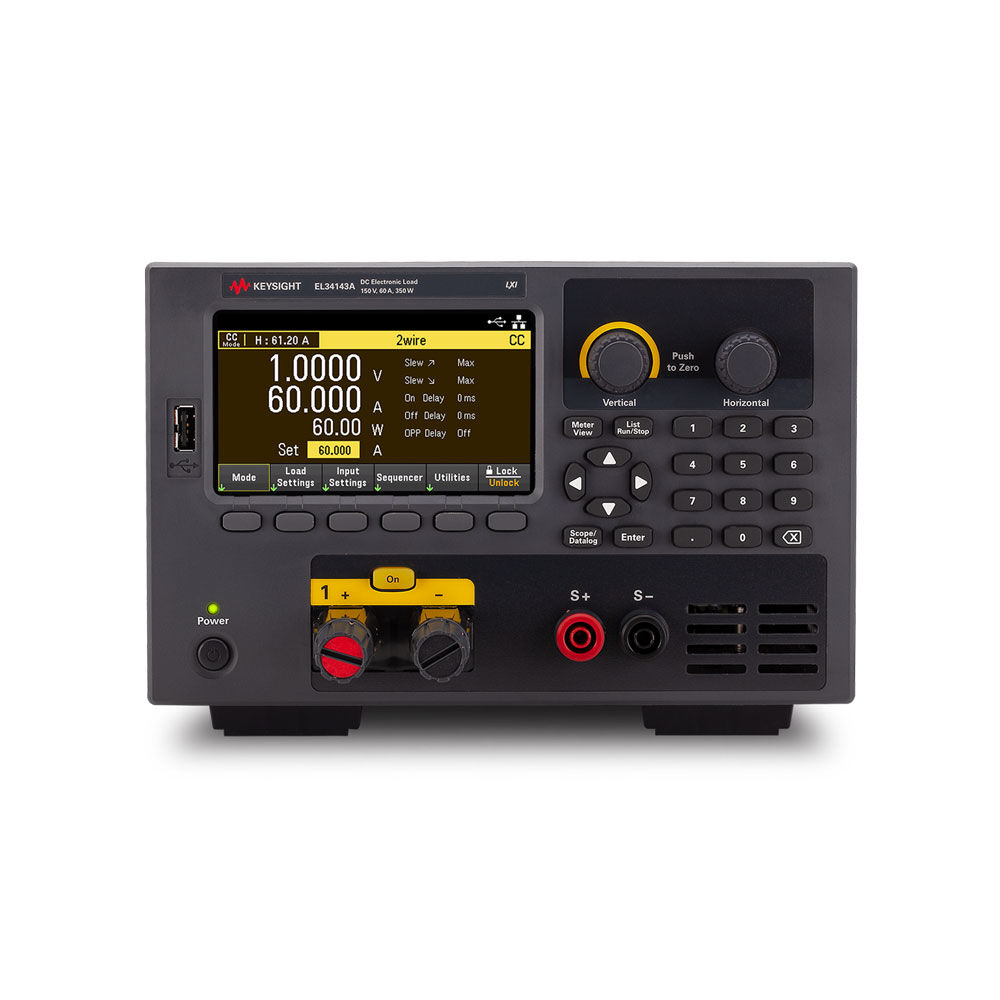 Keysight EL34143A DC Electronic Load, single - input: 150V, 60A, 350W: LAN, USB