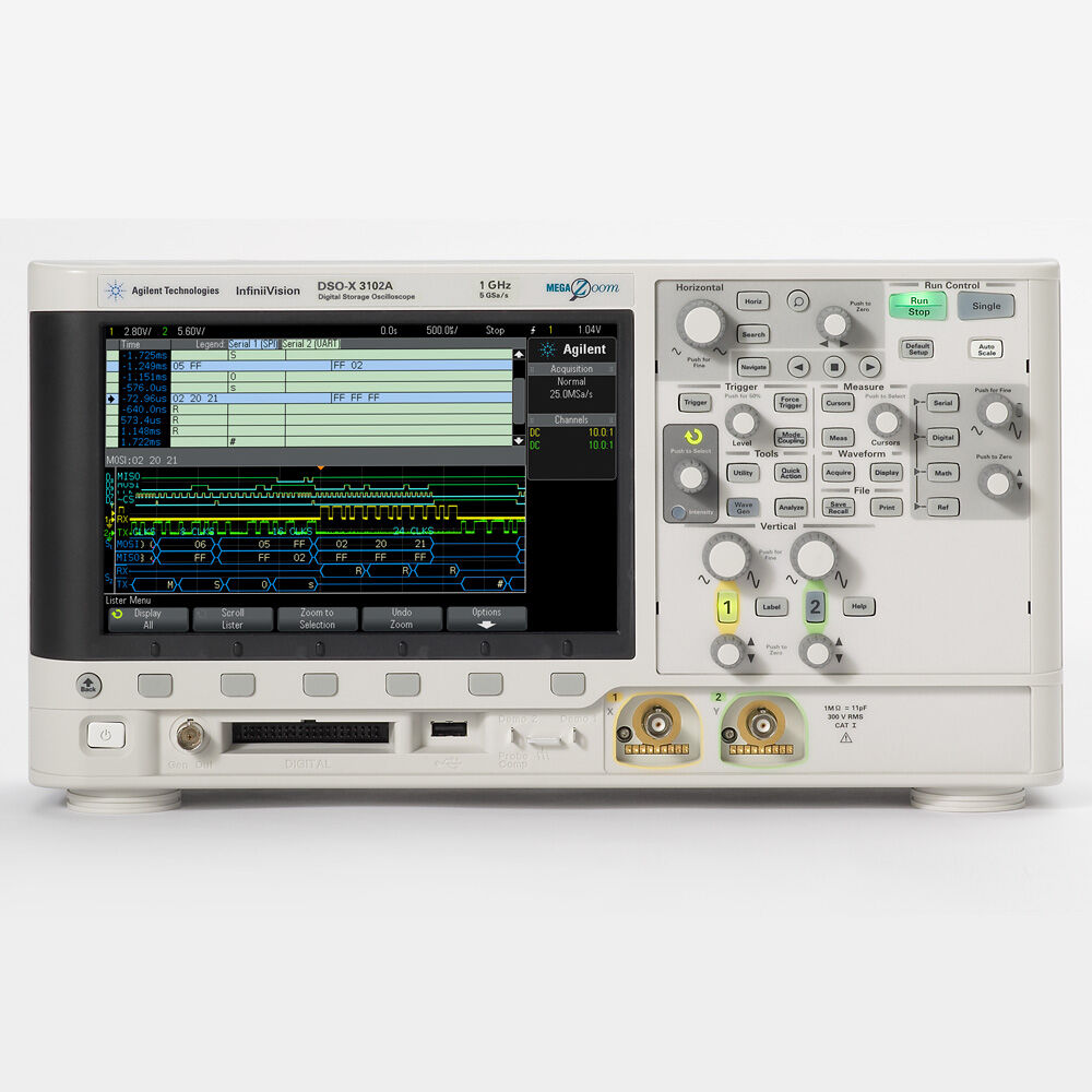 Keysight DSOX3102A Oscilloscope, 2-Channel, 1GHz