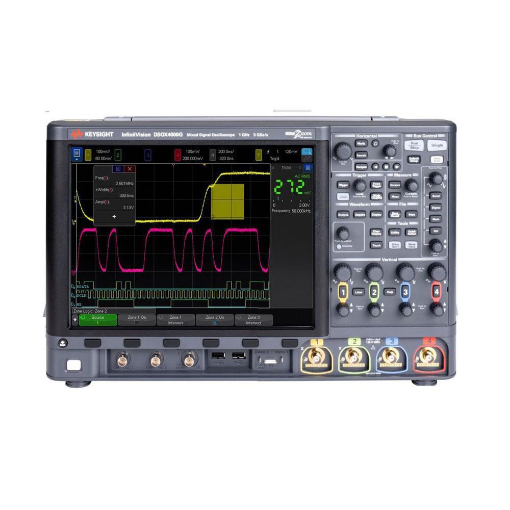 Keysight DSOX4154G InfiniiVision Oscilloscope, 4 Channel, 1.5 GHz, with Wavegen