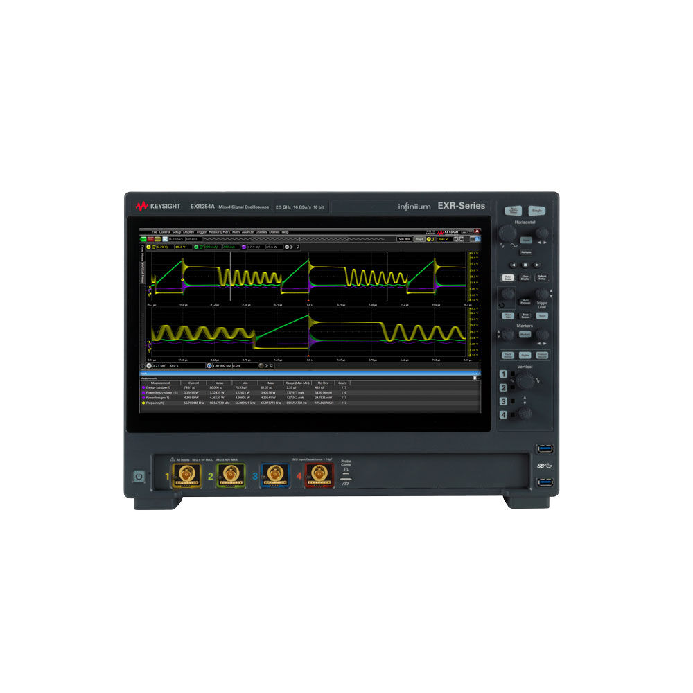 Keysight EXR254A Real-Time Oscilloscope, 2.5 GHz, 16 GSa/s, 4 Channel