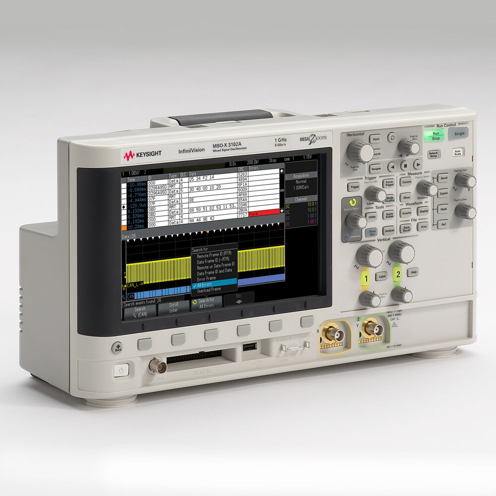 Keysight MSOX3052A Oscilloscope, MixedSignal, 500MHz 2+16-Channel