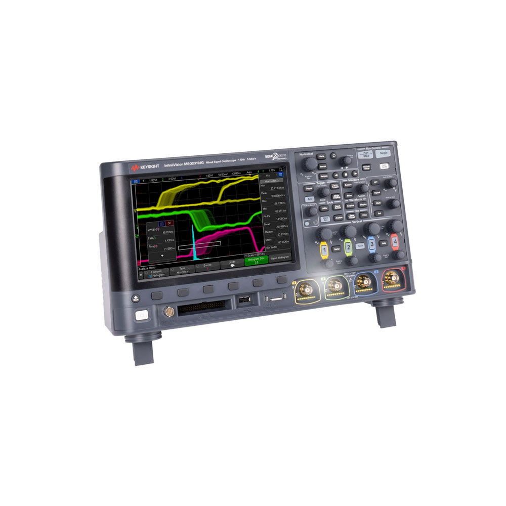 Keysight MSOX3104G InfiniiVision Mixed Signal Oscilloscope, 4+16 Channel, 1GHz