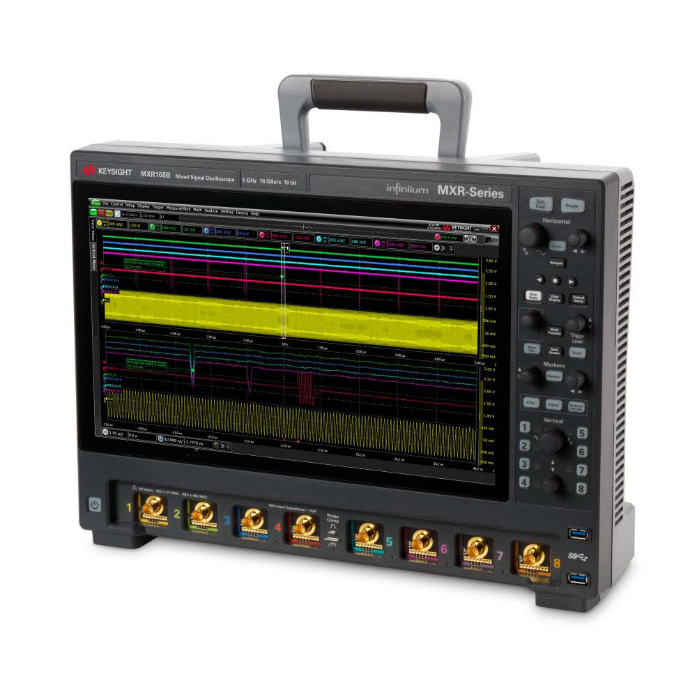 Keysight MXR108B Infiniium MXR B-Series Oscilloscope, 1GHz, 8 Channels