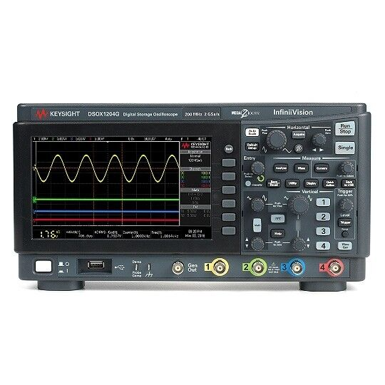 Keysight DSOX1204G InfiniiVision 1000 X-Series Oscilloscope with WaveGen, 70MHz