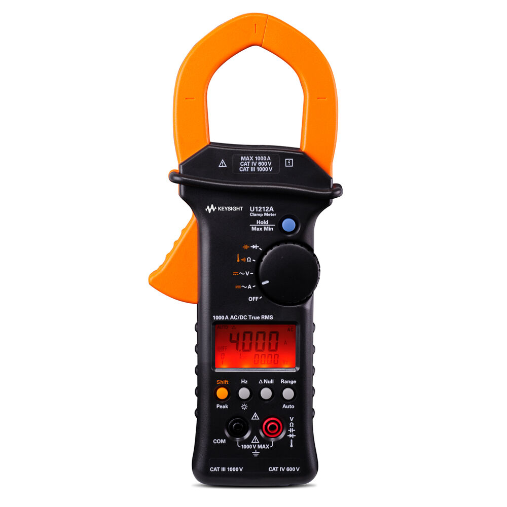 Keysight U1211A HH Clamp Meter, True RMS, 1000A, AC