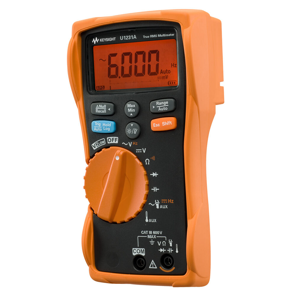 Keysight U1231A True RMS 6000 Count Handheld DMM, Basic