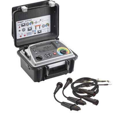 Megger DLRO-10HDX Digital Low Resistance Ohmmeter with Spike Leads and case