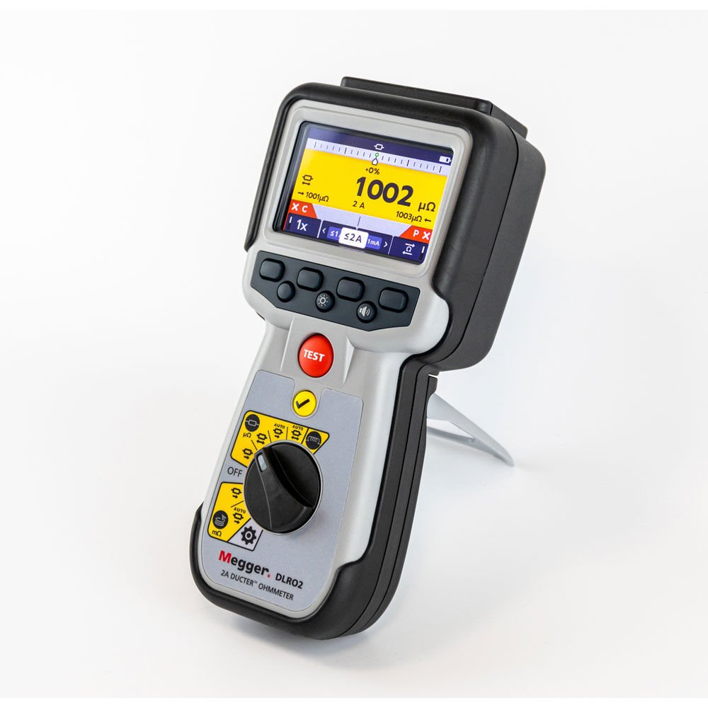Megger DLRO2 2 A Ducter Handheld Low Resistance Ohmmeter
