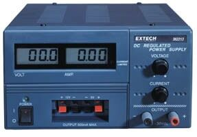 Extech 382213 Digital DC Power Supply, 110/220VAC