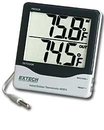 Extech 401014 Indoor/Outdoor Thermometer, Big Digit