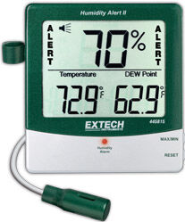 Extech 445815 Hygro-Thermometer Humidity Alert, Dew Point with NIST Certificate
