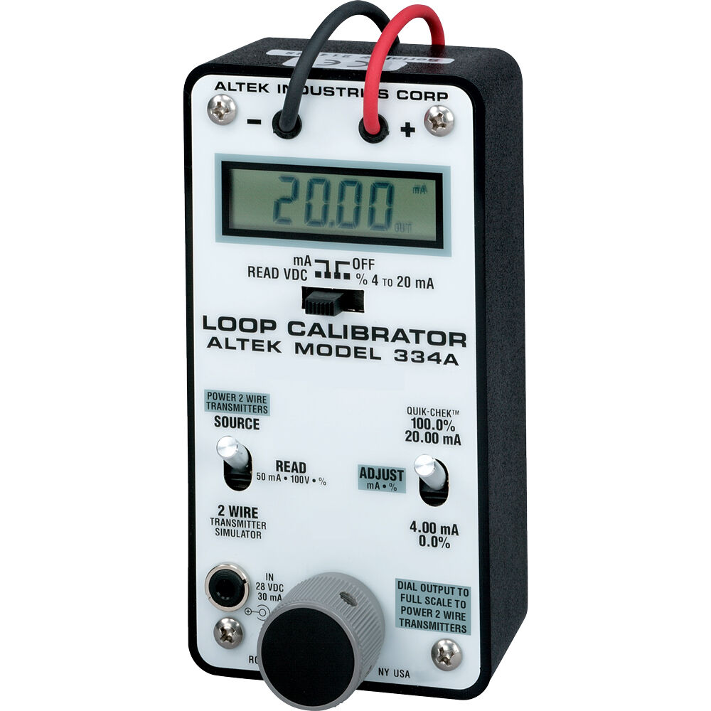 Altek 334A Miliamp Loop Calibrator, 4-20 mA