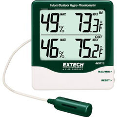 Extech 445713 Big Digit Indoor/Outdoor Hygro-Thermometer