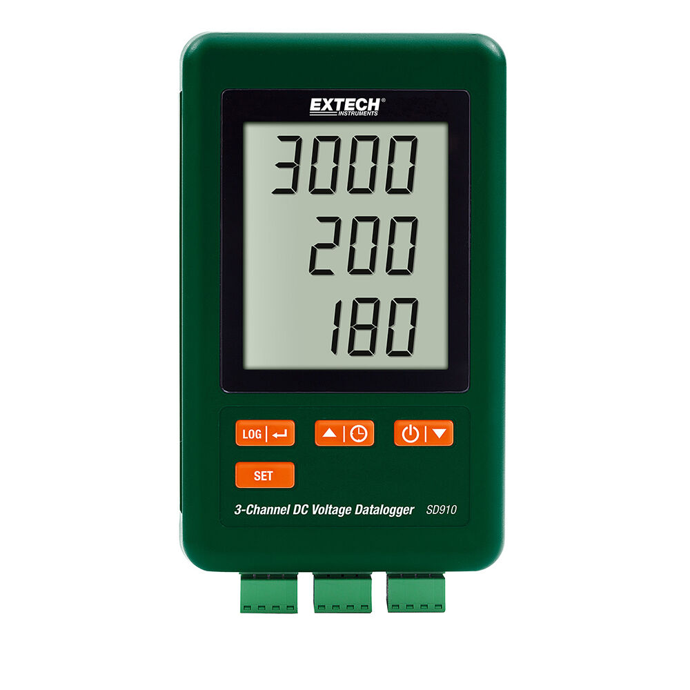 Extech SD910 3-Channel DC Voltage (mV) Datalogger