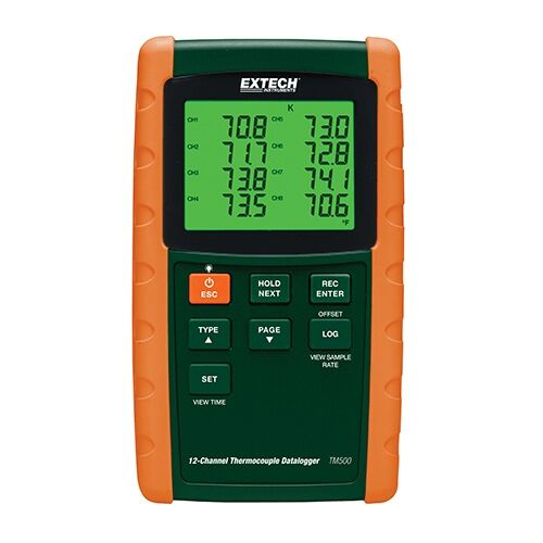 Extech TM500 12-Channel Thermocouple Datalogger