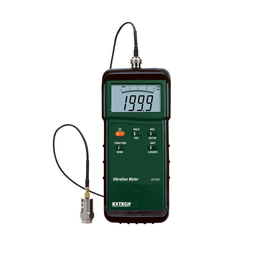 Extech 407860 Vibration Meter/Hd with Displacement Function