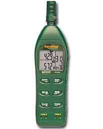 Extech RH350 Digital Psychrometer Datalogger with NIST Certificate