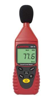 Amprobe SM-10 Sound Meter, 50 dB, 31.5 Hz - 8 kHz