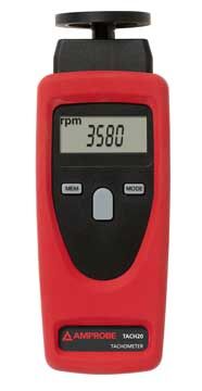 Amprobe TACH20 Combo Tachometer Contact and Non-Contact